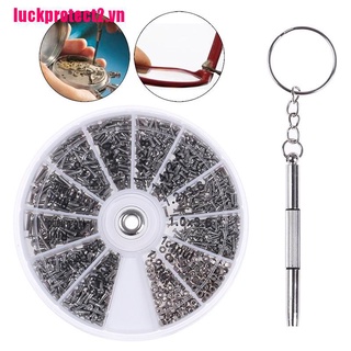 Bộ 600 Ốc Vít Nhỏ + Tua Vít Cho Đồng Hồ Tiện Dụng Kính