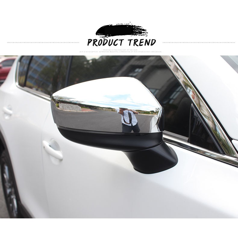 Ốp Gương Chiếu Hậu Bằng Sợi Carbon Cao Cấp Cho Ô Tô Mazda CX5