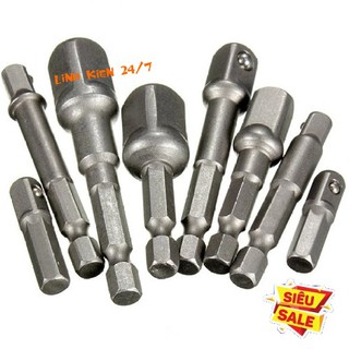 Bộ 8 đầu lục giác mở rộng gắn đầu máy khoan-bắt vít