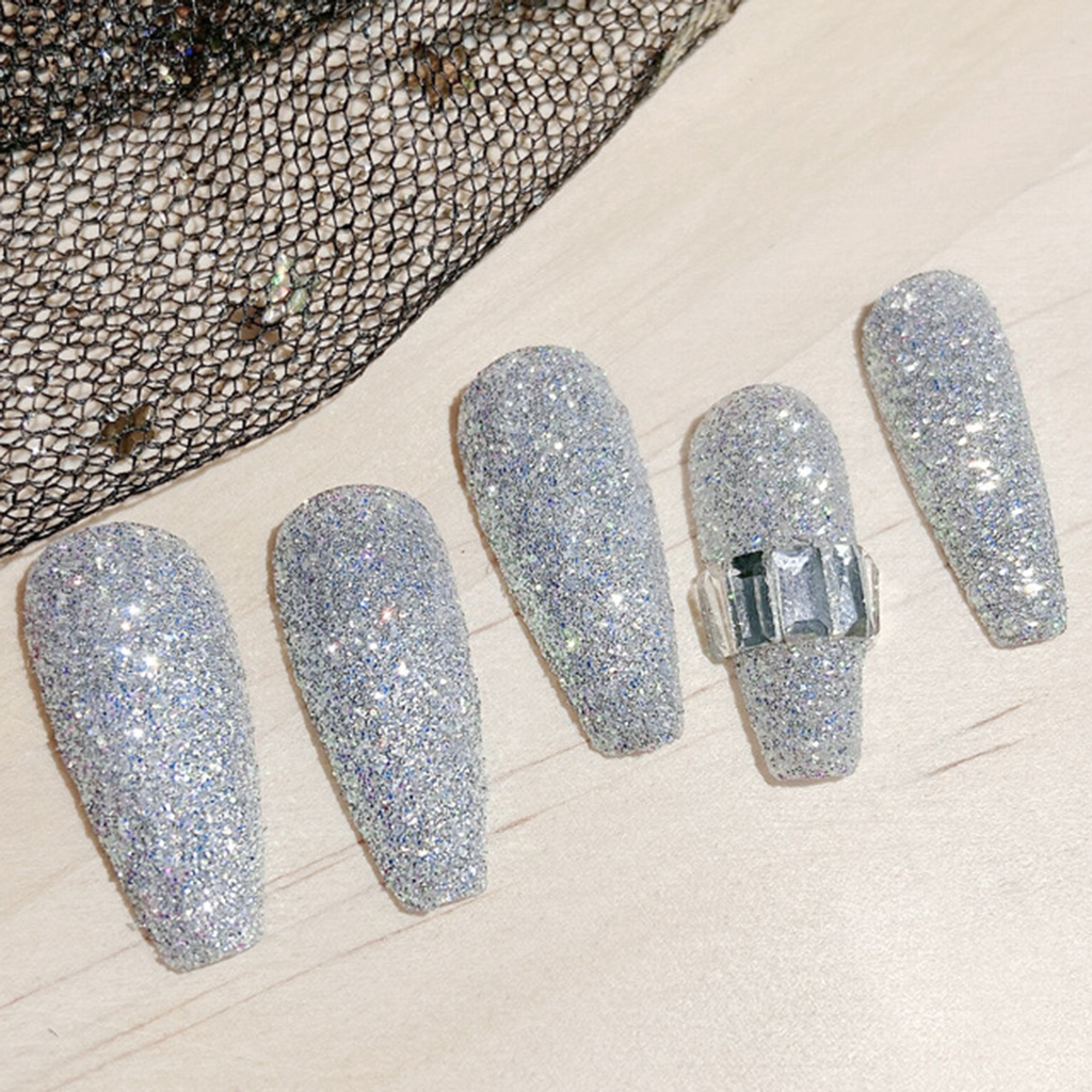 [Hàng mới về] Set 2 Lọ Bột Kim Tuyến Chất Lượng Cao Chuyên Dùng Để Trang Trí Móng Tay Nghệ Thuật