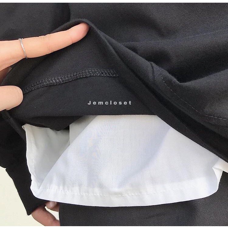 Áo Phông Tay Dài Nữ Áo Thun Form Rộng Unisex Dài Phong Cách Hàn Quốc Basic Dễ Phối Đồ WW - 1652 Gous Official