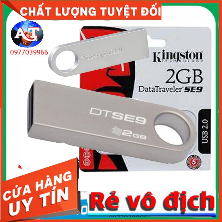 USB Kingston 2gb vỏ thép kim loại nguyên khối có đủ định dạng NTFS VÀ FAT32