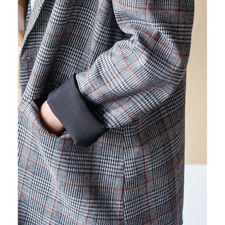 BLEUBIRD Áo khoác Plaid Blazer
