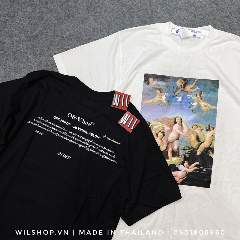 ÁO OFF-WHITE OFFWHITE OFF WHITE - ÁO UNISEX SIZE USA