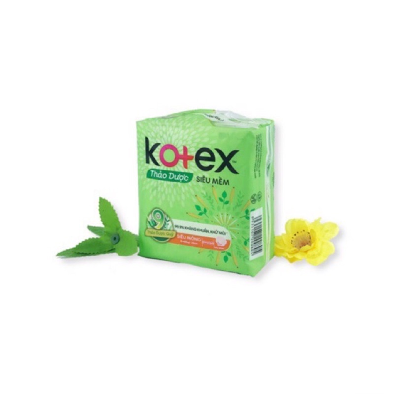 Băng vệ sinh Kotex thảo dược 8 miếng
