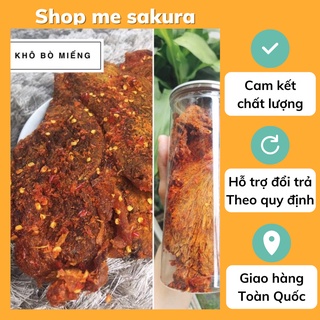 Khô bò miếng 💥 giá tốt nhất 💥 khô bò nhà làm cay cay vị ớt siêu thơm ngon