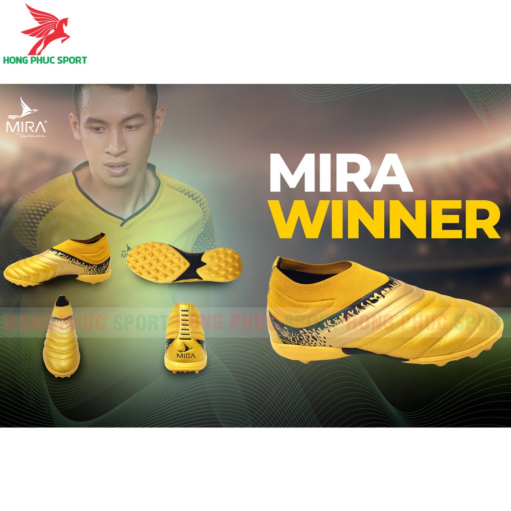 GIÀY ĐÁ BÓNG SÂN CỎ NHÂN TẠO CỔ LỬNG THƯƠNG HIỆU MIRA WINNER