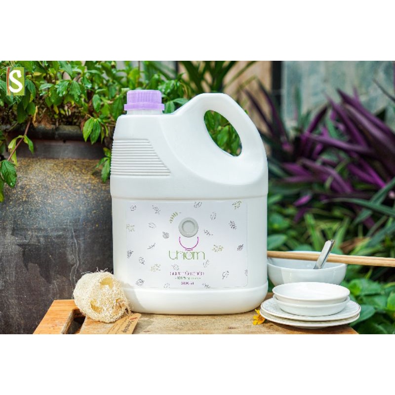 [CHÍNH HÃNG- 3,8L] Nước Rửa Chén Hữu Cơ 8 Thơm Sinh Dược-  KHÔNG HÓA CHẤT, SẠCH, AN TOÀN, THÂN THIỆN MÔI TRƯỜNG