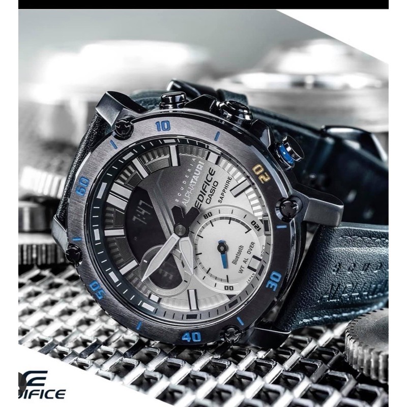 Đồng Hồ Casio Nam Dây Da EDIFICE ECB-20AT-2ADR Chính Hãng