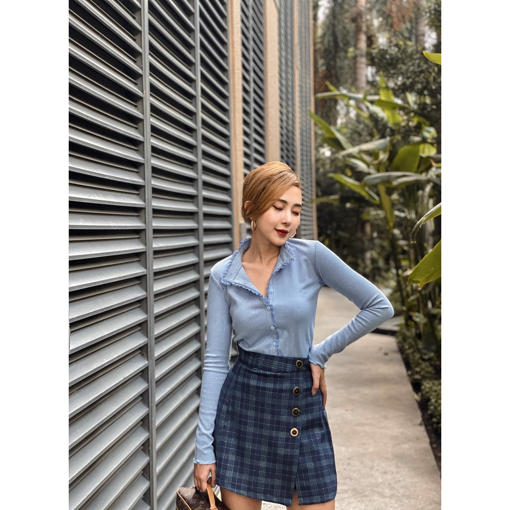 Chân Váy CHECKED SKIRT - Hàng thiết kế - NIESCLOSET20 | BigBuy360 - bigbuy360.vn