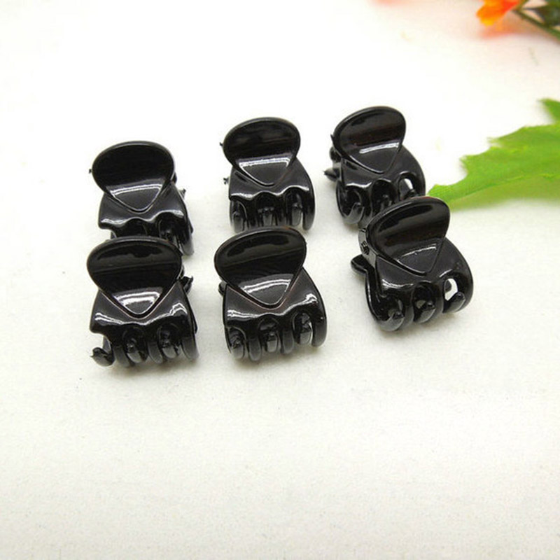 Set 12 kẹp càng cua mini màu đen