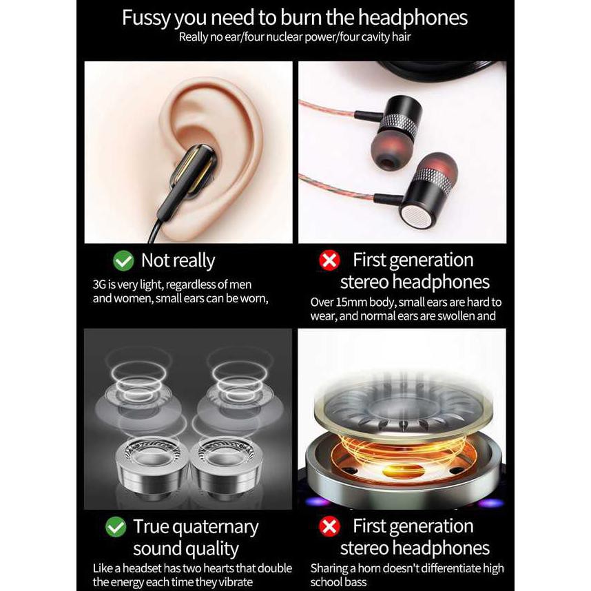 Tai Nghe Nhét Tai Fonge Super Bass Đôi Có Mic - X3 J-Id-Aud | BigBuy360 - bigbuy360.vn