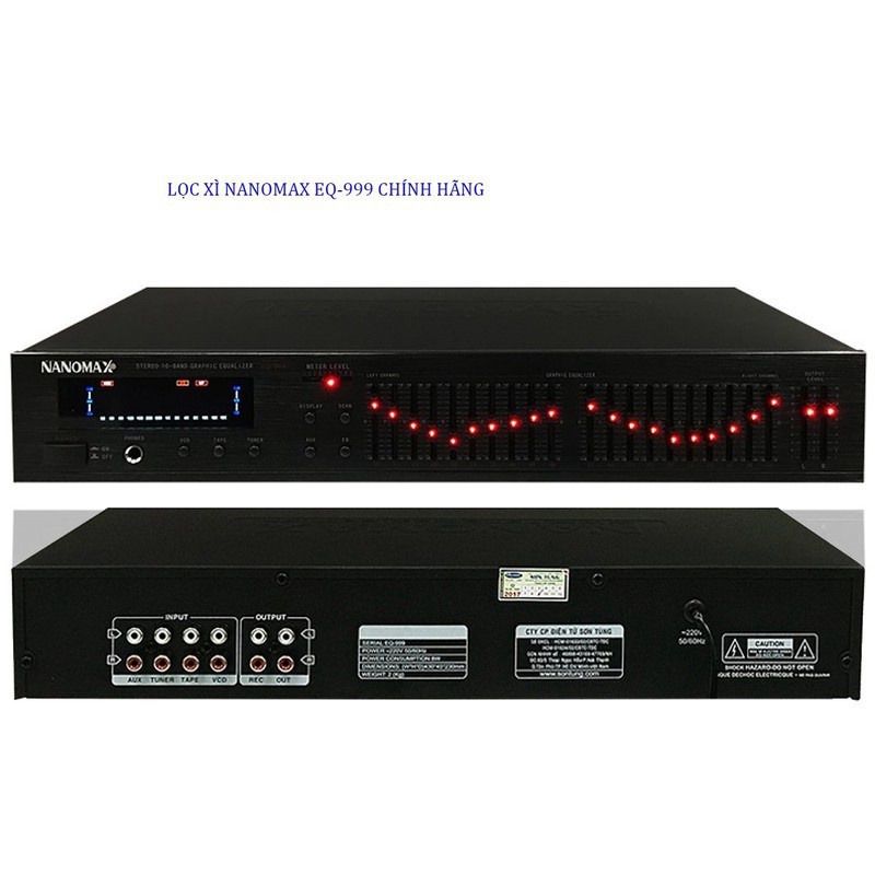 Lọc xì equalizer Nanomax EQ999 chính hãng