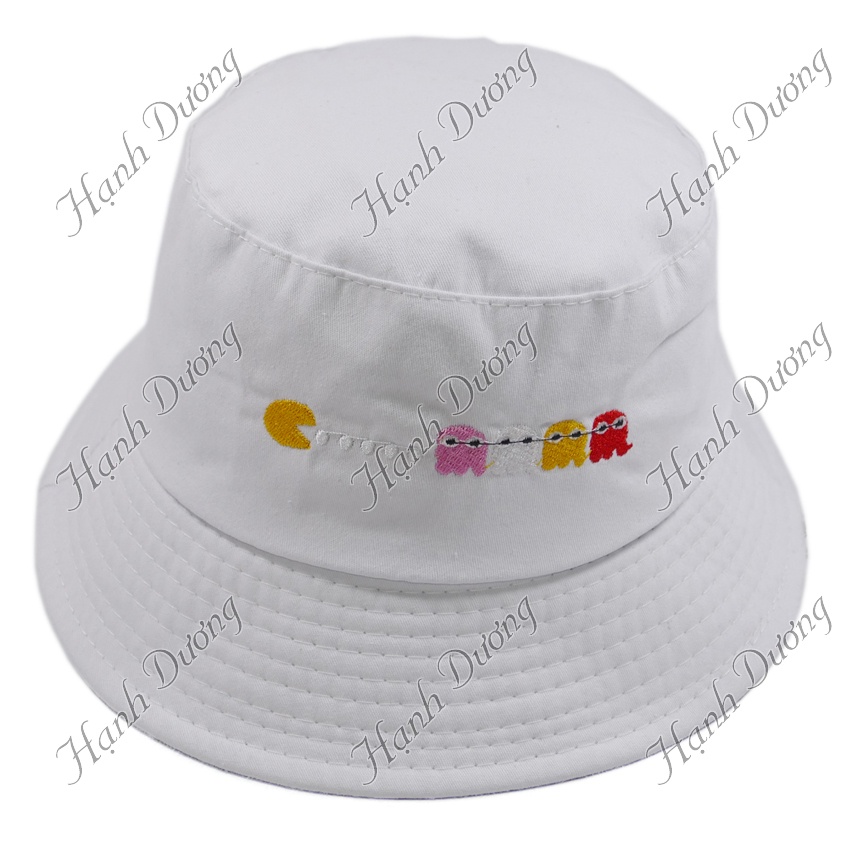 [ Hình thật ] Mũ tai bèo nón bucket hình bạch tuộc dễ thương chất liệu vải cotton thoáng mát dễ thấm hút mồ hôi