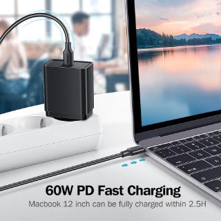 Dây Cáp Sạc Nhanh Ugreen 60w Usb C Sang Type-C