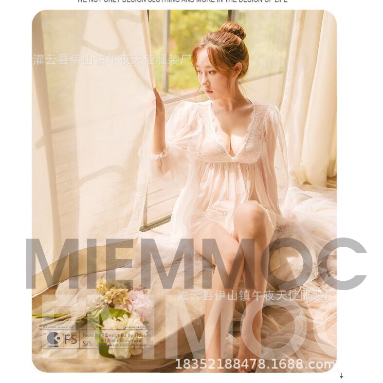 Váy ngủ sexy MOCMIEM SX 6( Hàng QUẢNG CHÂU có sẵn + ảnh thật)