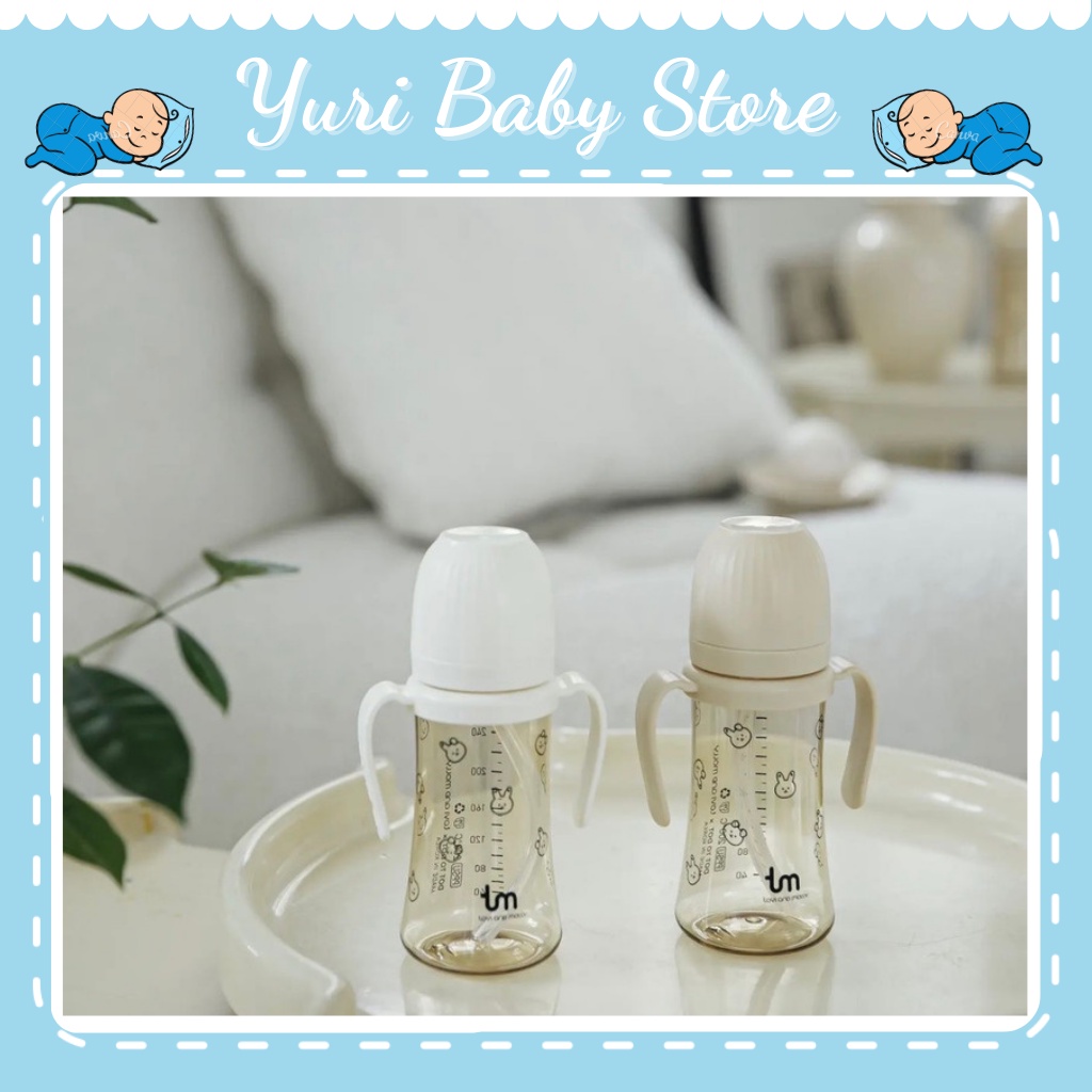 Bình hút Tovi and Molly-Bình hút Thỏ/Sóc 180ml/280ml Hàn chính hãng