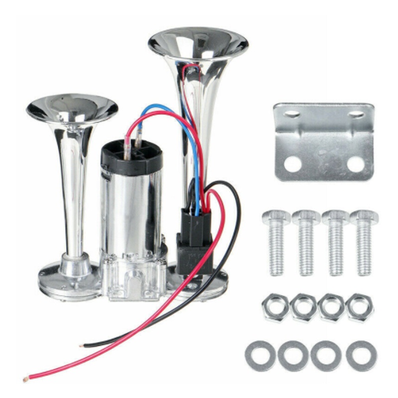 Còi Hơi 12V 600DB Chống Thấm Nước Cho Xe Tải/Tàu Thuyền 12V