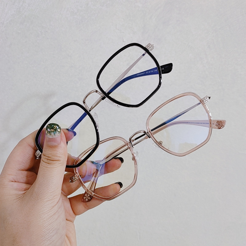 Mắt Kính Gọng Vuông Chống Bức Xạ Phong Cách Hàn Quốc