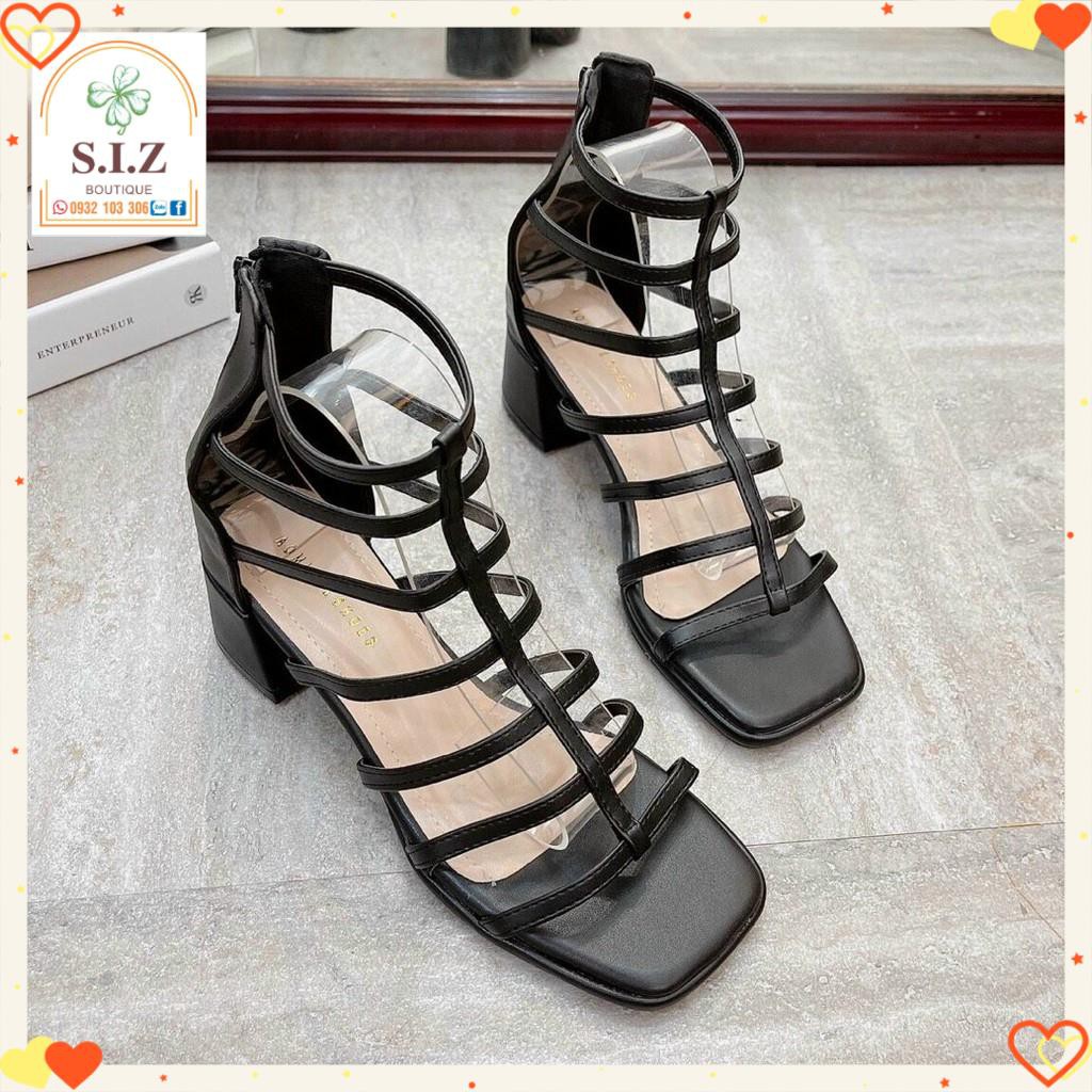 [KÈM ẢNH CHỤP THẬT] Sandal Phối Dây Chiến Binh Cao 5P (A70.4#5)
