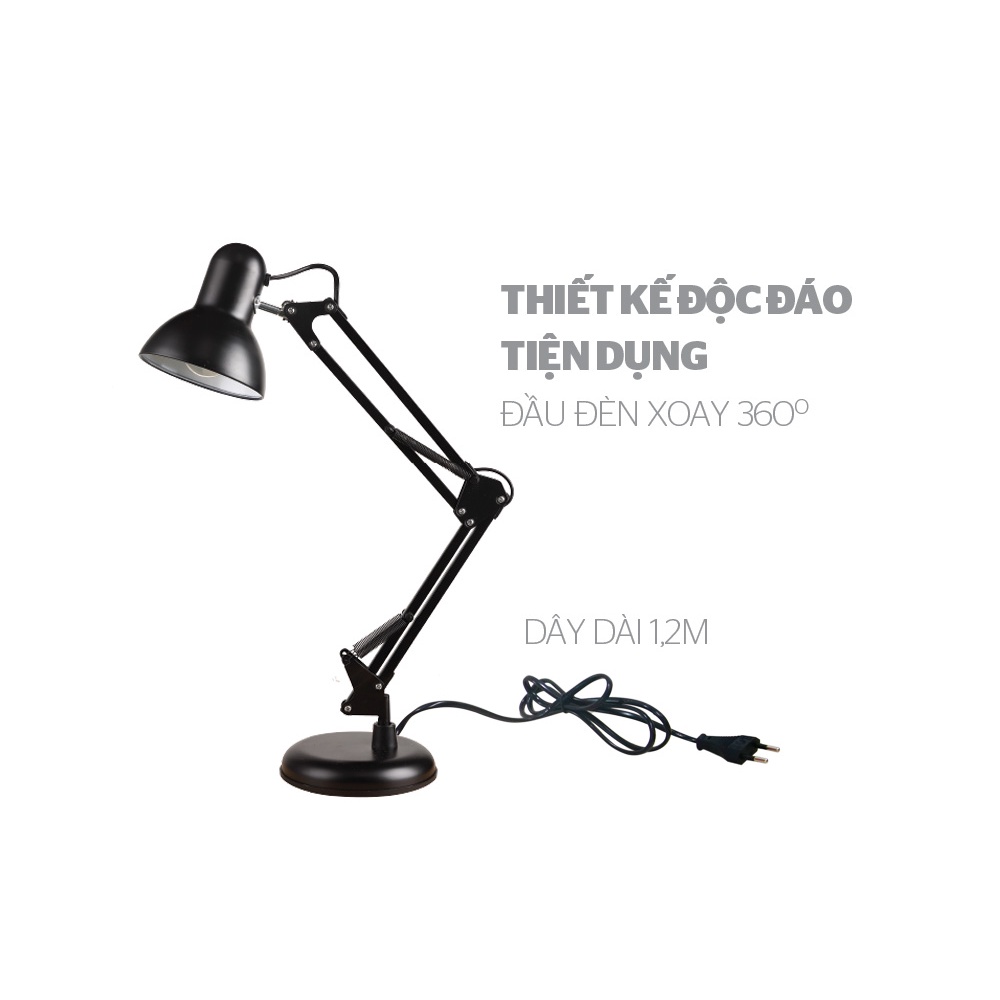 Đèn bàn SUNHOUSE SHE-13LED-A6, Thiết kế hiện đại, Bảo hành 12 tháng, Tặng 01 bóng đèn led chống cận