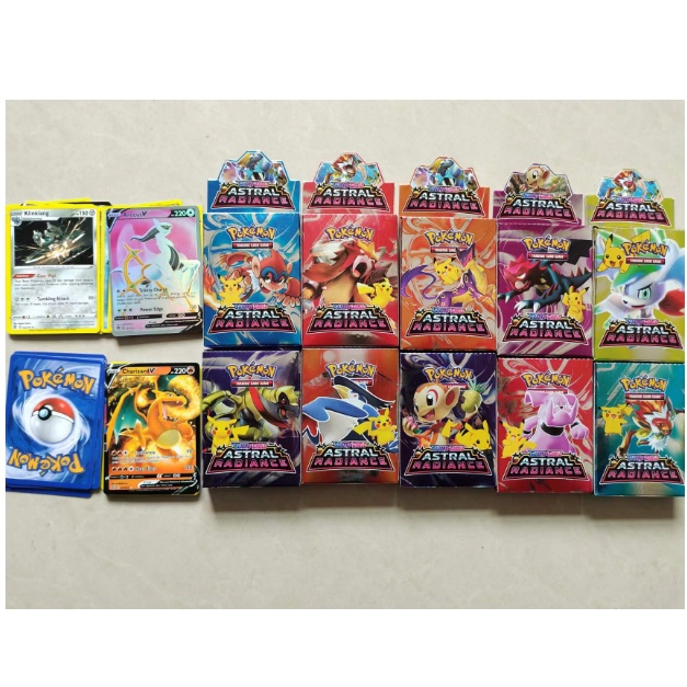 Bộ Thẻ Bài Pokemon, Pikachu, Hộp 25 Thẻ Cao Cấp, Bộ Sưu Tập Dành Cho Bé
