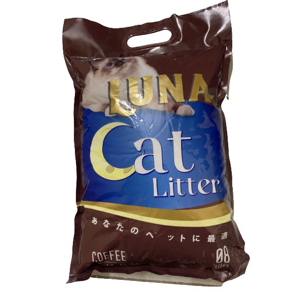 CAT LITTER Cát vệ sinh cho mèo - Cát vệ sinh khử mùi diệt khuẩn cho mèo cát Luna Nhật Bản 8L