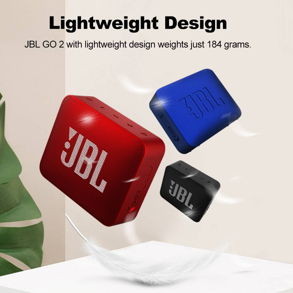 JBL Go 2/ GO 3 loa bluetooth không dây ipx7 di động không thấm nước loa bluetooth thể thao ngoài trời có thể sạc lại pin với micrô + tay áo bảo vệ silicone