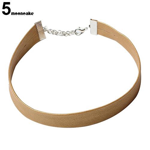 Vòng cổ choker giả da phong cách trẻ trung cá tính dành cho nữ