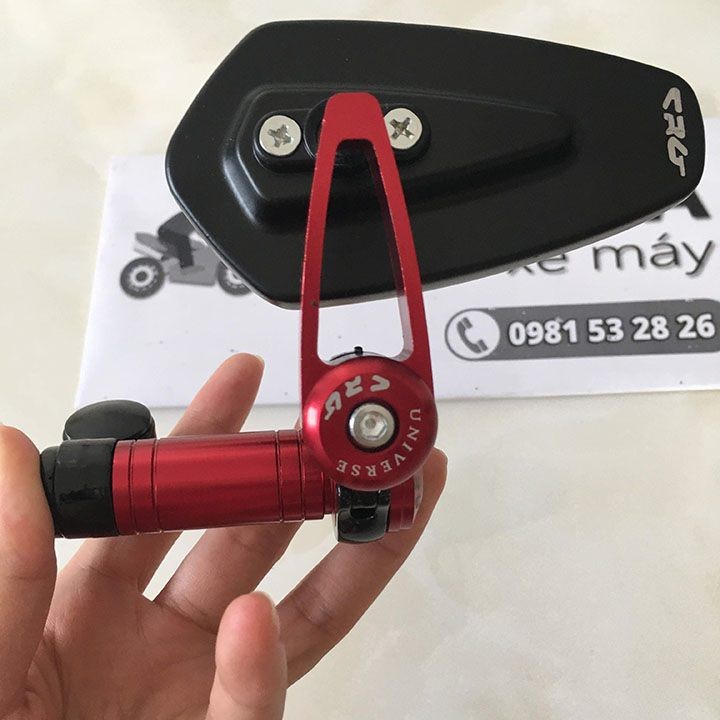 Kính chiếu hậu xe máy kiểu gù, gương gắn SH AB airblade Nouvo Exciter ex Winner Vario Raider Sonic Wave Sirius Mode Lead