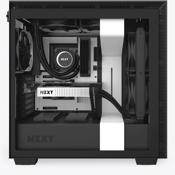 Vỏ Case Máy Tính NZXT H710 Màu Trắng Sần