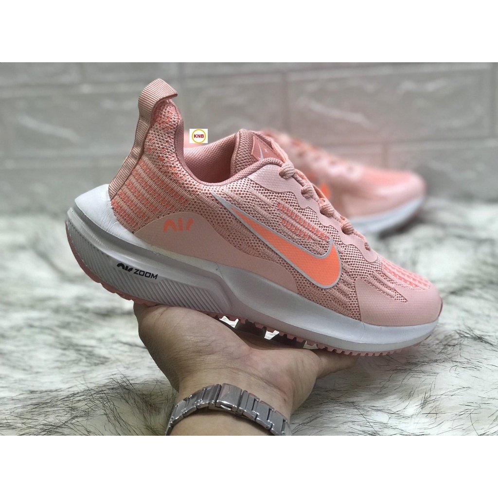 [Freeship + Tặng Kèm Tất] Giày thể thao nam Nike Zoom, Giày Nam Chạy, Đi Bộ Đế Mềm Nike Zoom cam logo cam