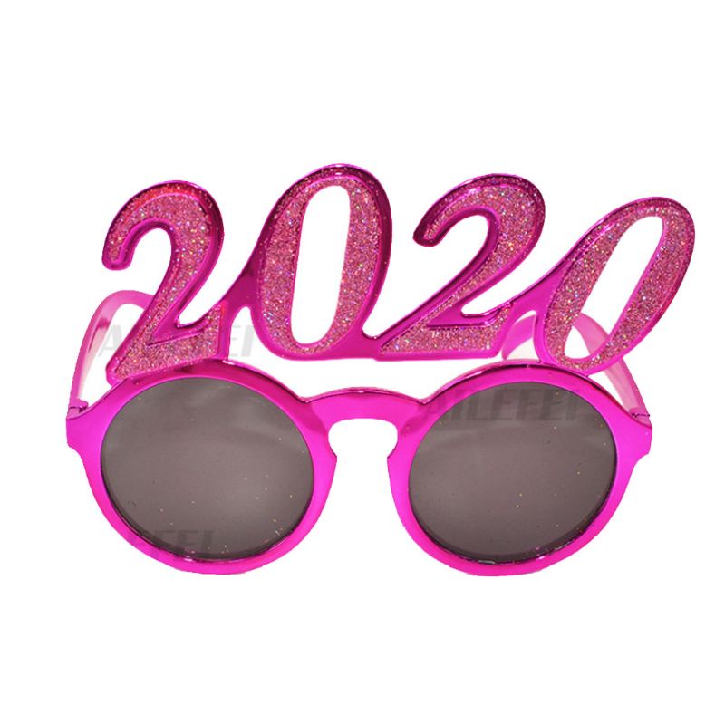 Mắt Kính Phối Kim Tuyến Vui Nhộn Mừng Năm Mới 2020