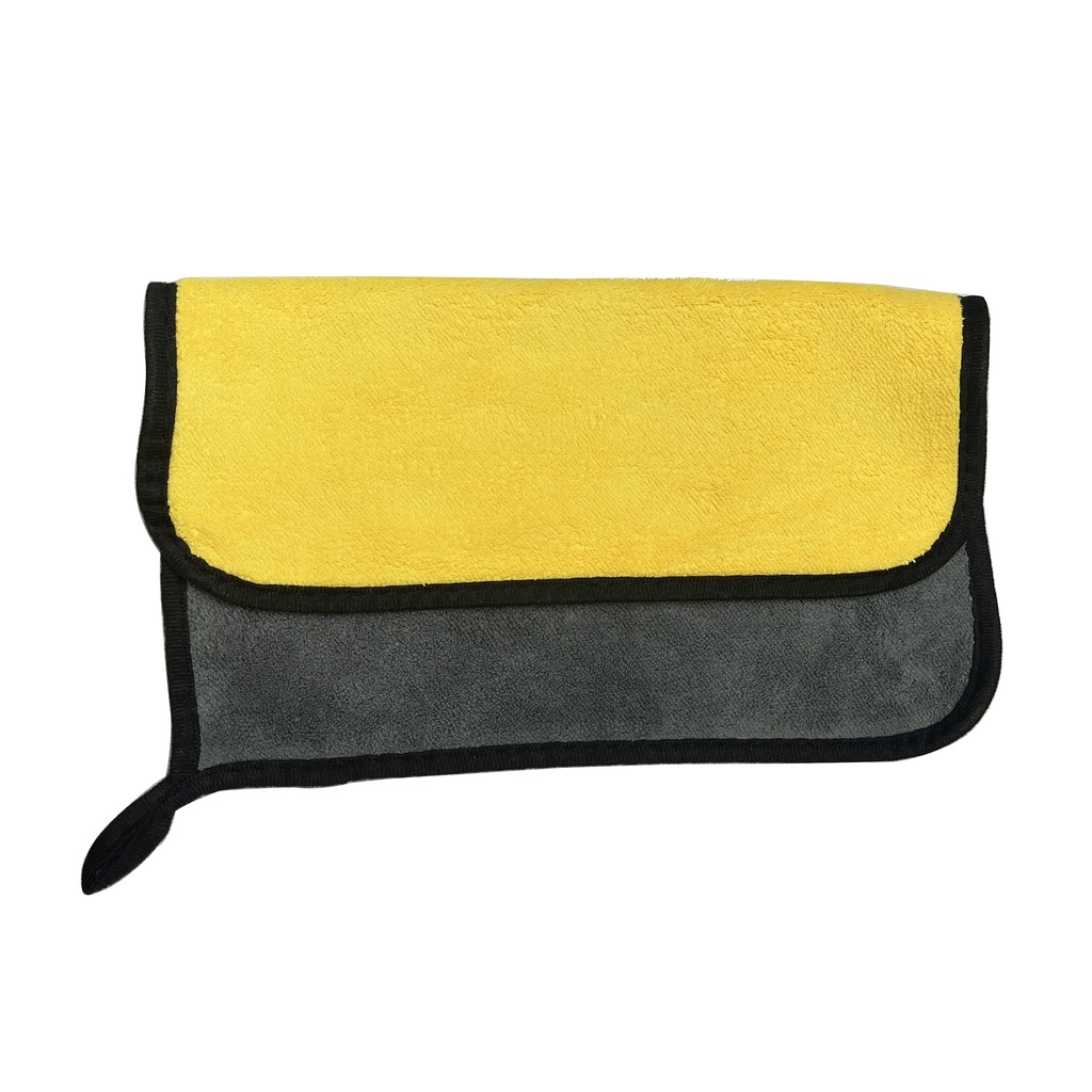 Khăn lau xe máy xe hơi hai lớp Microfiber mềm mịn