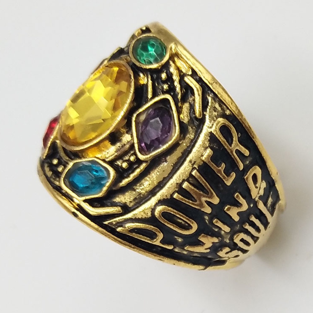 Nhẫn đính đá kiểu dáng thanos thanos thời trang cá tính