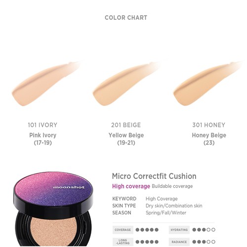 [Hàng mới về] Kem đệm Moonshot che khuyết điểm chống nắng SPF50+ PA+++ 15g | BigBuy360 - bigbuy360.vn