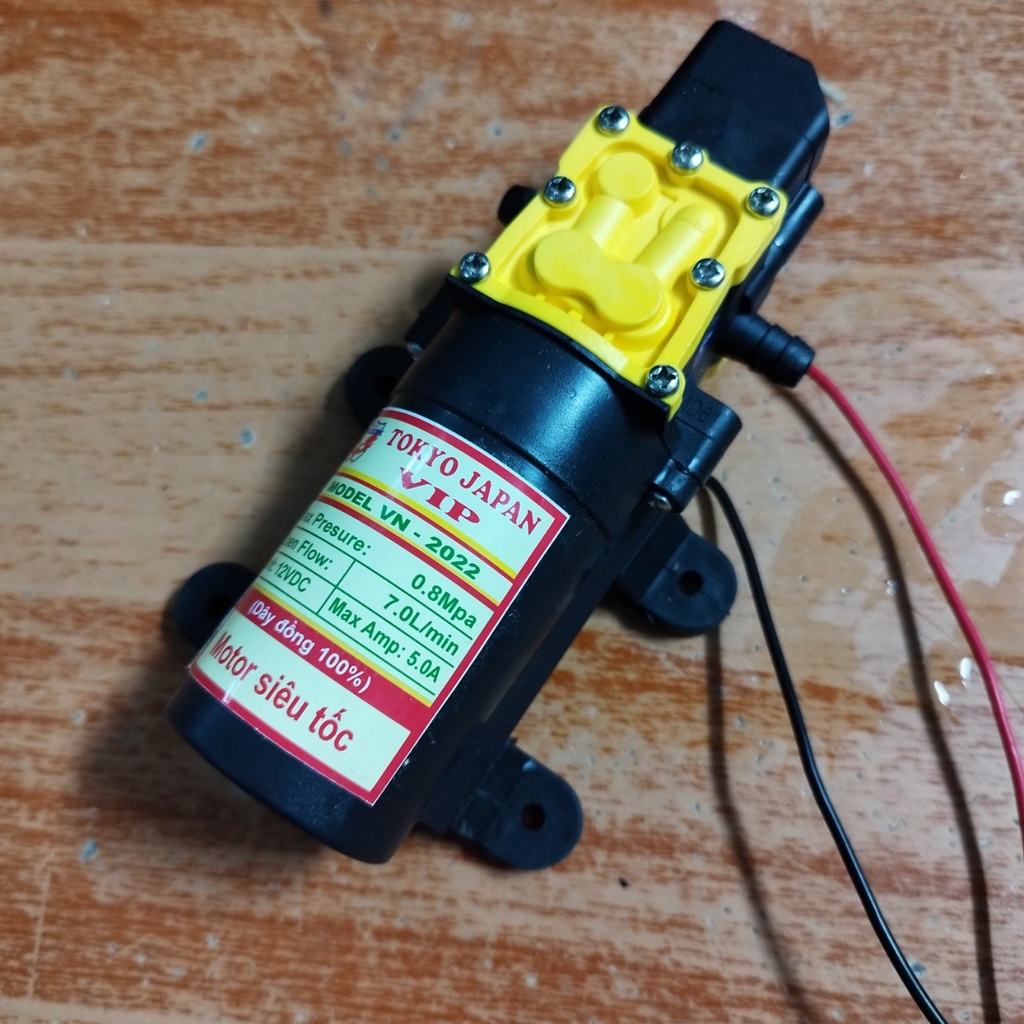 Bơm bình phun thuốc trừ sâu 12V  5A