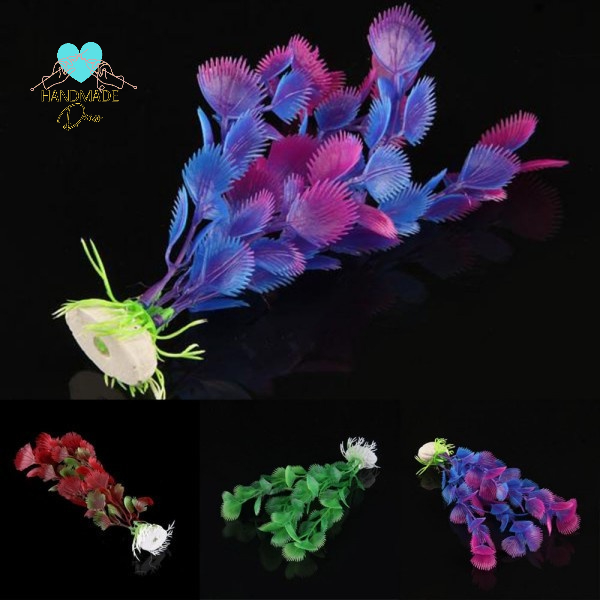 Cây nhựa thủy sinh set bể cá, trang trí tiểu cảnh thủy sinh