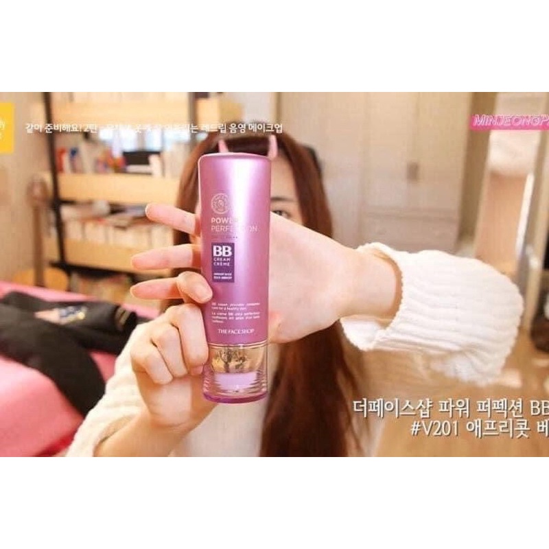 Kem nền BB the face shop Power perfection bb cream spf37 PA++