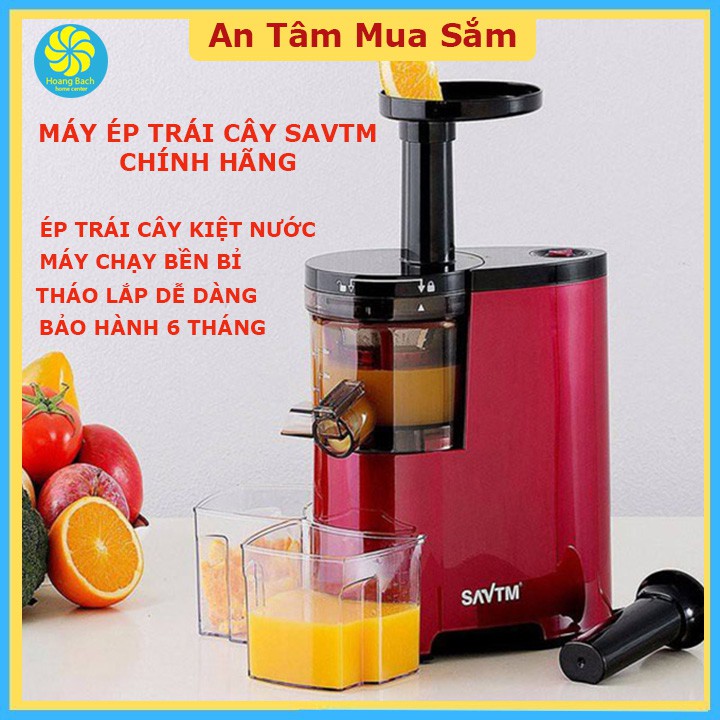 Máy ép trái cây ❤️CHÍNH HÃNG❤️ máy ép chậm SAVTM, BẢO HÀNH 6 THÁNG.