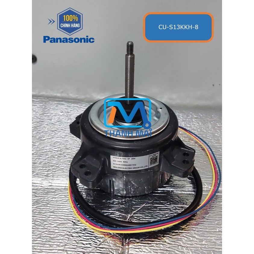 Motor quạt dàn nóng máy lạnh Panasonic S13KKH-8 chính hãng