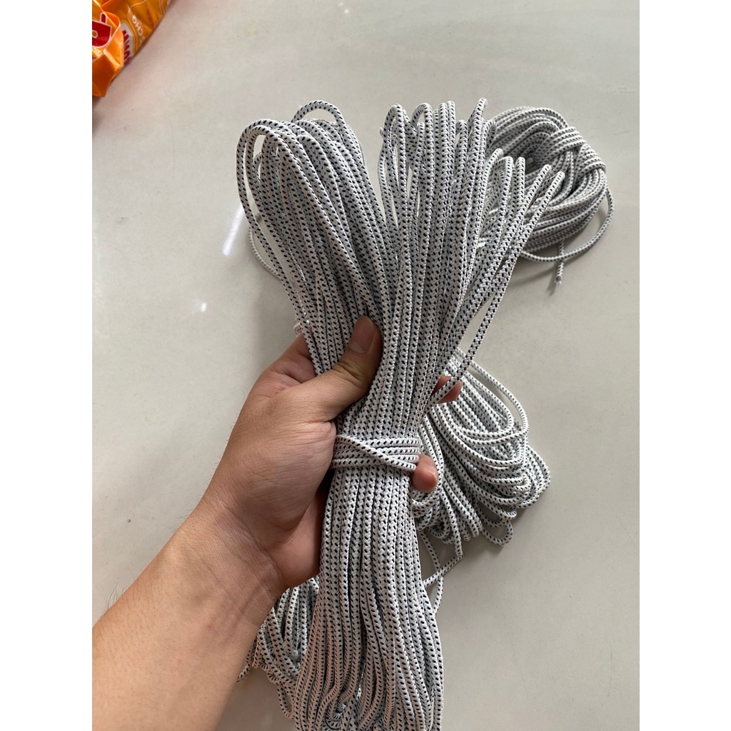 Dây dù tròn, 1 cuộn dài 29-30m, loại 4mm, siêu chắc chắn, bền, dây buộc đồ, cắm trại, leo núi