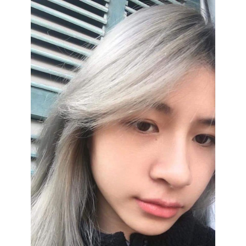 Kem nhuộm tóc thảo dược màu xám xi măng Ship