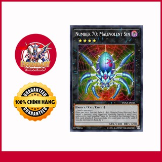 [JP][Thẻ Bài Yugioh Chính Hãng] Number 70: Malevolent Sin