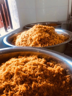 Mắm tép chưng thịt Long Thương