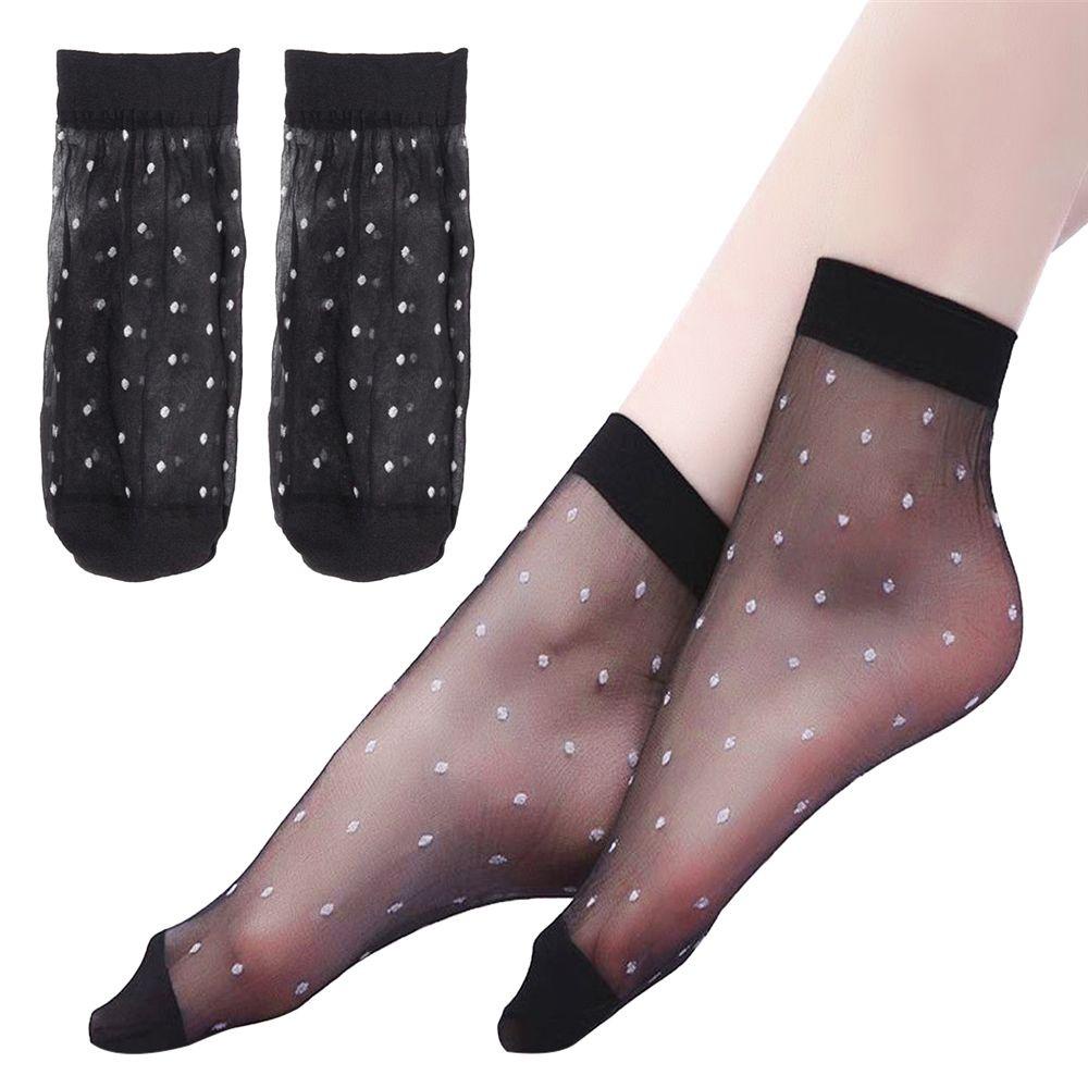Set 10 Đôi Tất Lụa Siêu Mỏng Thời Trang Xuân Hè Gợi Cảm Cho Nữ ​