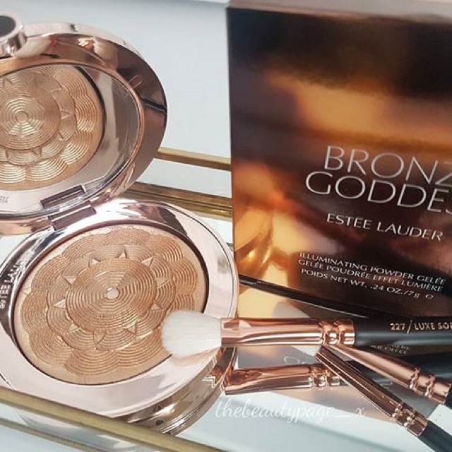 Estée Lauder Bắt sáng nhũ Bronze Goddess Illuminating Powder Gelée 7g