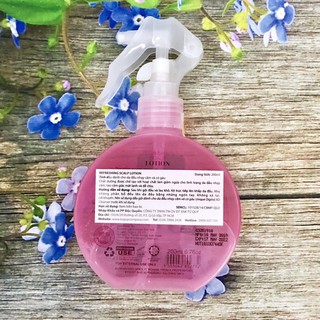 Lotion trị gàu và làm mát lạnh da đầu Unique Refreshing Scalp - 200ml