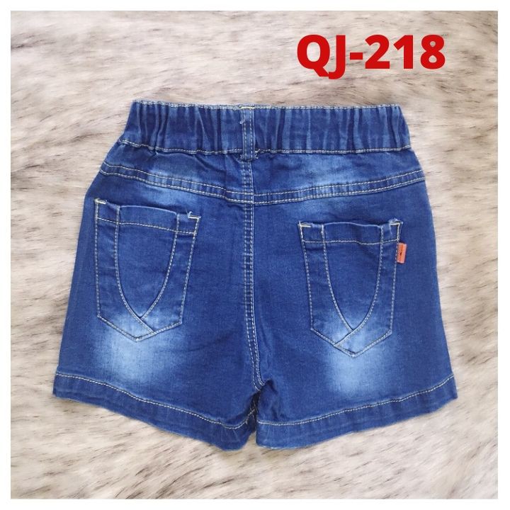 Quần short jean bé gái từ 10-25kg. Chất jean, quần lưng thun thoải mái cho bé vận động- Tomchuakids