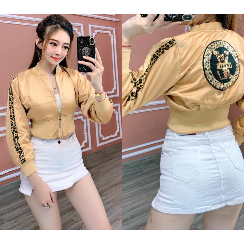 [CAO CẤP] ÁO KHOÁC PHI LỤA VIỀN BEO | BigBuy360 - bigbuy360.vn